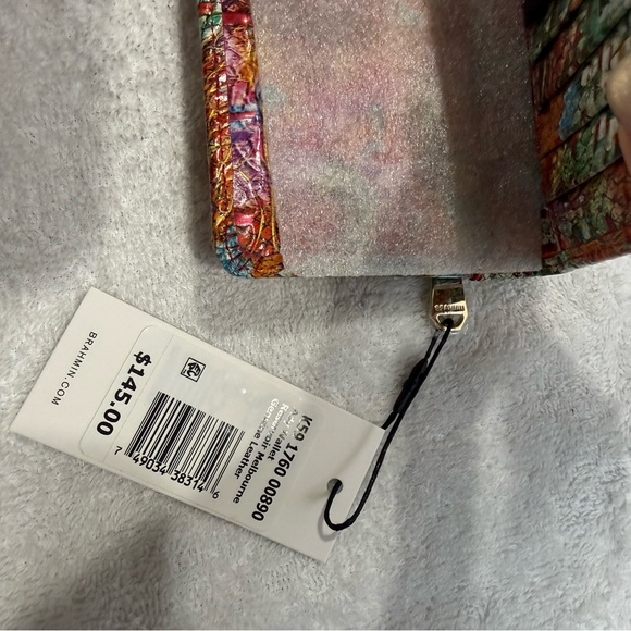 NWT Brahmin Hillary and Ady wallet in Reservoir Melboure Multi Crossbody bag - Picture 5 of 12